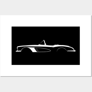 Chevrolet Corvette (C1 1958) Posters and Art